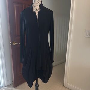 Joseph Ribkoff Black Asymmetrical Sheath Dress